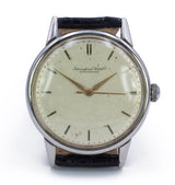 Orologio da polso vintage  IWC International Watch Company  in acciaio , anni 50