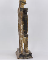 Portaorologio in legno dorato e laccato. Primi '800