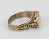 Anello antico in oro da uomo, fine '800