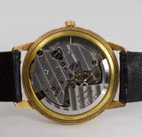 Orologio da polso vintage Zenith automatico bumper in oro 18k, anni 50