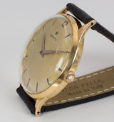 Orologio da polso vintage Zenith in oro 18k, anni 50