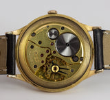 Orologio da polso vintage Zenith in oro 18k, anni 50