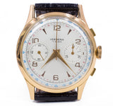 Cronografo in oro 18k Verbena , anni 60 - Antichità Galliera