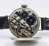 Orologio da polso N.W.Co da trincea in argento, primi del 900