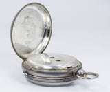 Orologio da tasca in argento a chiavetta , XIX secolo