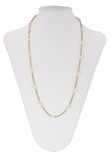 Collana vintage in oro 18k con perle scaramazze, anni 60