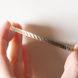 Braccialetto rigido in oro 8K, anni '60/'70