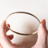 Braccialetto rigido in oro 8K, anni '60/'70