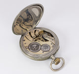 Orologio da tasca Longines Ferrovie dello Stato FS in acciaio, fine '800