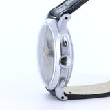 Orologio cronografo da polso vintage con quadrante nero, anni '40