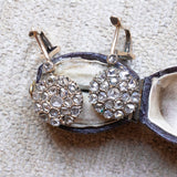 Orecchini antichi in oro 18K con diamanti, primi del '900 - Antichità Galliera