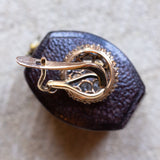 Orecchini antichi in oro 18K con diamanti, primi del '900 - Antichità Galliera