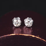 Punto luce moderno in oro bianco 18K con diamanti brillante da 0.6ct (1.2ct totali) - Antichità Galliera