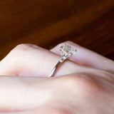 Solitario moderno in oro 14K con diamante da 1.50ct - Antichità Galliera