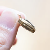 Ciondolo antico portafoto a cuore in oro 8K, anni '40