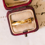 Veretta vintage in oro 18K con rubini e diamanti (0.12ctw ca.), anni '60/'70