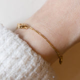 Braccialetto vintage in oro 18K con delfini, anni ‘80/‘90