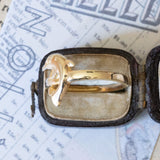 Anello vintage in oro 8K con delfino, anni ‘80