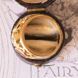 Anello vintage in oro giallo 18K con acquamarina e tormaline rosa, anni ‘60