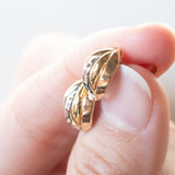 Orecchini vintage in oro 18K, anni ‘60/‘70