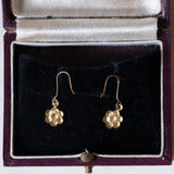 Orecchini pendenti vintage in oro 18K, anni ‘60