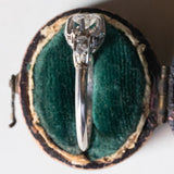Anello antico in platino con diamanti (0.66ct ca.), anni ‘30