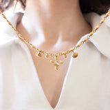 Collana vintage in oro 18K, anni ‘50
