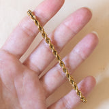 Soft vintage 8K gold bracelet, 1960s