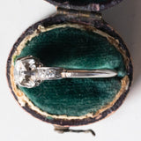 Anello antico in platino con diamanti (0.66ct ca.), anni ‘30