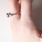 Anello antico in platino con diamanti (0.66ct ca.), anni ‘30