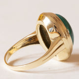 Anello vintage in oro 14K con turchese, anni ‘60