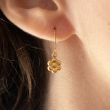 Orecchini pendenti vintage in oro 18K, anni ‘60