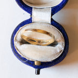 Coppia di anelli vintage in oro 18K con diamanti (0.08ctw ca.), anni ‘70