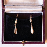 Orecchini pendenti vintage in oro 18K, anni ‘60