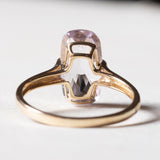 Anello vintage in oro 8K con ametista, anni ‘70