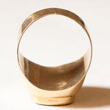 Anello vintage da uomo in oro 14K con onice, anni ‘60