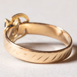Anello vintage in oro giallo 18K con topazi, anni ‘60