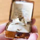Vintage 14K Gold Citrine Quartz Cocktail Ring, 1970s
