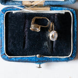 Orecchini vintage in oro 8K con acquamarine, anni ‘60