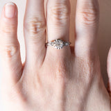 Anello antico in platino con diamanti (0.66ct ca.), anni ‘30