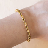 Soft vintage 8K gold bracelet, 1960s