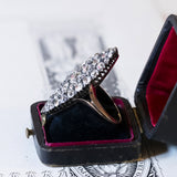 Antique ring in 18K gold and silver with old cut diamonds (6.25ctw approx.), Early 1900s