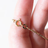 Braccialetto vintage in oro giallo 14K con diamante (0.01ct ca.), anni ‘60/‘70
