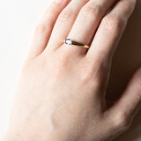 Anello vintage in oro 9K con tanzanite, anni ‘80