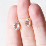 Orecchini vintage in oro 8K con acquamarine, anni ‘60