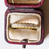 Veretta vintage in oro 18K con diamanti (0.27ctw ca.), anni ‘60