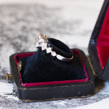 Anello Art Déco in oro bianco 14K con diamanti (0.48ctw ca.), anni ‘30