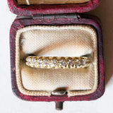 Veretta vintage in oro 18K con diamanti (0.27ctw ca.), anni ‘60
