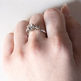 Anello antico in platino con diamanti (0.66ct ca.), anni ‘30