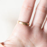 Anello vintage in oro giallo 18K con topazi, anni ‘60